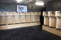 Skating Institute athletic lockers