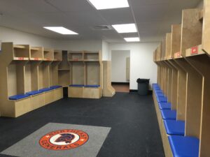 locker room for NE Generals